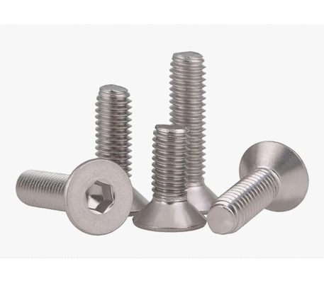 304 en acier inoxydable Din7991 M3-M16 Countersunk Head Hexagon Socket Screw pour les distributeurs de fixations standard BS