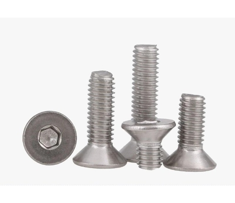 304 en acier inoxydable Din7991 M3-M16 Countersunk Head Hexagon Socket Screw pour les distributeurs de fixations standard BS