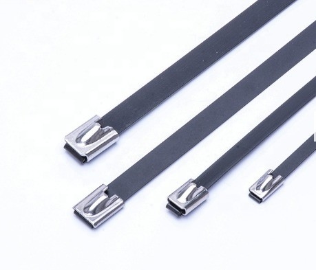 Les liens de câbles en acier inoxydable polyvalents en nylon ball lock SS201/SS304/SS316 100% QC approuvé pour une large gamme d'utilisations