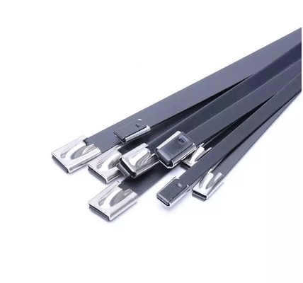Les liens de câbles en acier inoxydable polyvalents en nylon ball lock SS201/SS304/SS316 100% QC approuvé pour une large gamme d'utilisations