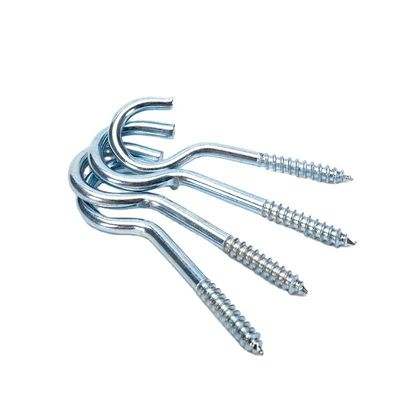Finition galvanisée en acier crochet à œil vis en bois vis à auto-tapping M1.6 M2 M2.5 M3 M4 M5 M6 M8 M10 M12 M14 M16 M20 et vente