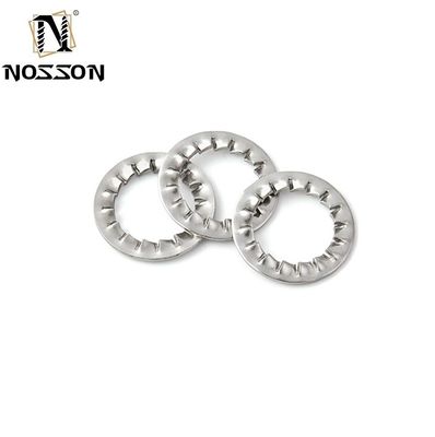 DIN6798A M2.5 M3 M4 M5 M6 M8 M10 M12 M14 M16 M18 M20 304 Laveuse en acier inoxydable à joints extérieurs garniture serrée serrure