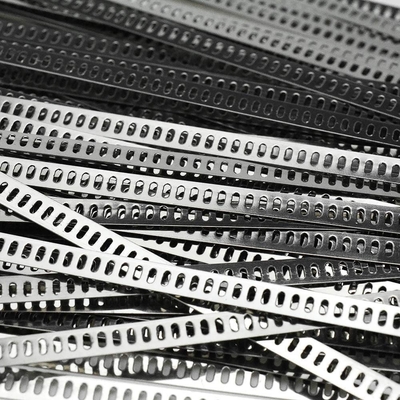 304 Cable de l'acier inoxydable Liens enveloppés enduits Auto-verrouillage Liens fermeture à glissière métallique 9,8 pouces pour des solutions avancées et personnalisées