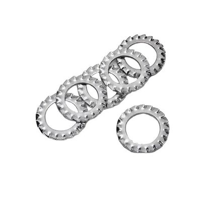 Performance de fixation améliorée avec l'acier inoxydable finition noire étoile extérieure à serrure dentée DIN 6797 M6-M30