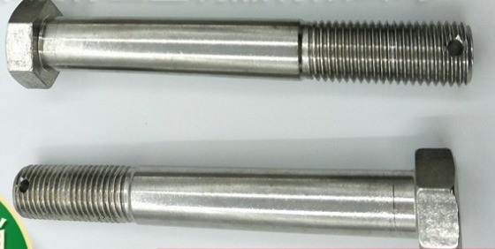 M1.6-M20 Système métrique de mesure en acier inoxydable Tête plate Boulon creux avec trou d'aiguille Cotter