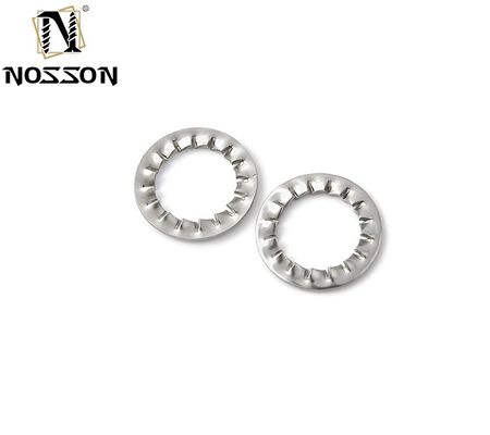 Performance de fixation améliorée avec l'acier inoxydable finition noire étoile extérieure à serrure dentée DIN 6797 M6-M30