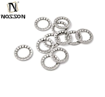 Performance de fixation améliorée avec l'acier inoxydable finition noire étoile extérieure à serrure dentée DIN 6797 M6-M30