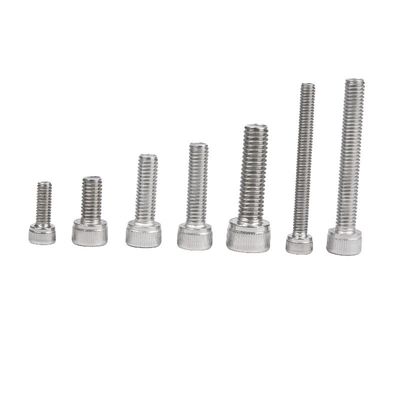Screw hexagonale en acier inoxydable DIN912 avec tête ronde M2 M2.5 M3 M4 M5 M6M8 M10 M12 M14 M16 M18 M20 M24 M27 M30