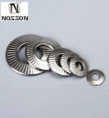 M3-M30 NFE25511 Laveuse à verrouillage anti-roulement en acier inoxydable française Laveuse à disque à plaque Laveuse à médaillon à vaisselle Laveuse à rouleaux plate Laveuse ronde