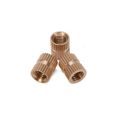 ANSI Standard Taille personnalisée Traitement de l'eau DIN Insert de noix de cuivre avec finition passivée dans le système de mesure métrique