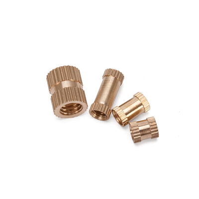 ANSI Standard Taille personnalisée Traitement de l'eau DIN Insert de noix de cuivre avec finition passivée dans le système de mesure métrique