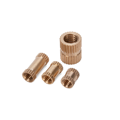 ANSI Standard Taille personnalisée Traitement de l'eau DIN Insert de noix de cuivre avec finition passivée dans le système de mesure métrique