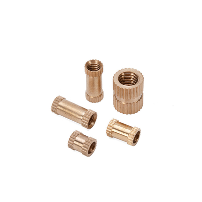 ANSI Standard Taille personnalisée Traitement de l'eau DIN Insert de noix de cuivre avec finition passivée dans le système de mesure métrique
