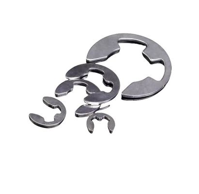 Applications de soins de santé Style métrique de bague de retenue de coin Laveuse pour l'arbre ZINC Finition en acier inoxydable M4 M5 M6 DIN6799 E clip