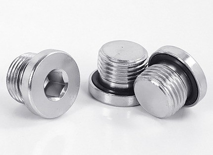 304 en acier inoxydable Hex Plug de drainage d'huile avec Plug laryngaire à large portée