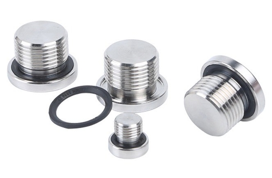 304 en acier inoxydable Hex Plug de drainage d'huile avec Plug laryngaire à large portée