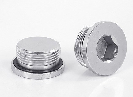 304 en acier inoxydable Hex Plug de drainage d'huile avec Plug laryngaire à large portée