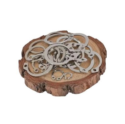 Rings de maintien en acier inoxydable standard DIN pour le circuit interne perforé M3M4M5M6M8M10M12M14M16M240M18M20M22M24M27