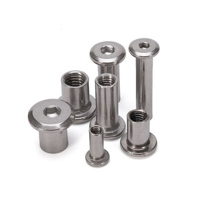Finition de meubles plaquée au zinc Noix d'insertion Hex Socket Head Sleeve Nut Noix de tonneau Noix pour machines et équipements miniers