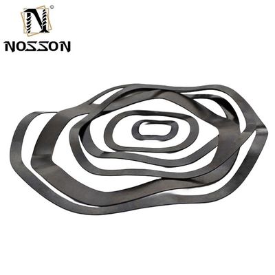 Laveuse de ressorts en acier inoxydable noir 301 à verrouillage élastique pour le style split