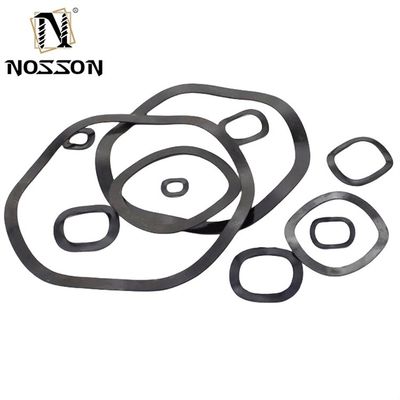 Laveuse de ressorts en acier inoxydable noir 301 à verrouillage élastique pour le style split