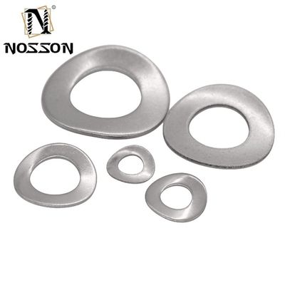 Laveuse de ressorts en acier inoxydable noir 301 à verrouillage élastique pour le style split