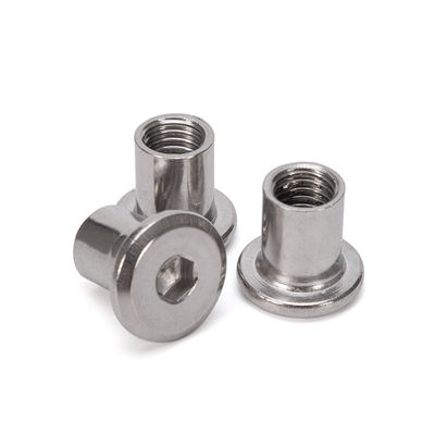 En stock 304 en acier inoxydable Grand plain Hex Socket Head Meubles Rivet M6 M8 Connecteur Insérer fil joint Manche Cap Noix Grandes tailles