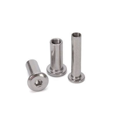 En stock 304 en acier inoxydable Grand plain Hex Socket Head Meubles Rivet M6 M8 Connecteur Insérer fil joint Manche Cap Noix Grandes tailles