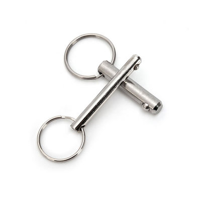 Plongeur chargé à l'arbre à broches avec une finition brillante en acier inoxydable à libération rapide à bille, broche de verrouillage et poignée de bouton d'appuis ergonomie