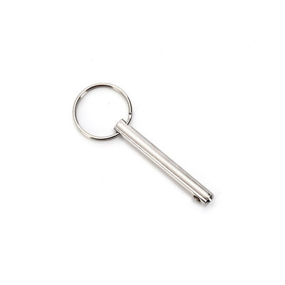 Plongeur chargé à l'arbre à broches avec une finition brillante en acier inoxydable à libération rapide à bille, broche de verrouillage et poignée de bouton d'appuis ergonomie