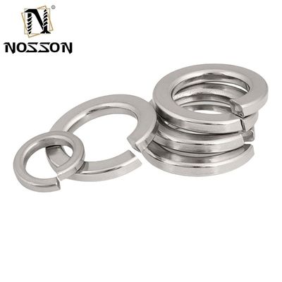 18-8 acier inoxydable M6 M8 M10 acier galvanisé B7 B7M oxyde noir laiton verrouillage séparé laveuse à ressorts DIN127