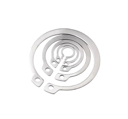 Taille M3-M27 Application minière en acier inoxydable 304 DIN 471 Ringe de retenue pour l'arbre du lave-linge en aluminium