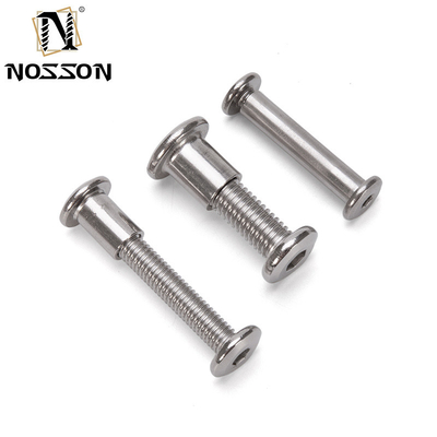 Grade métrique 8.8 A2-50 M6 en acier inoxydable 304 tête de prise hexagonale plate vis de Chicago avec écrous standard DIN