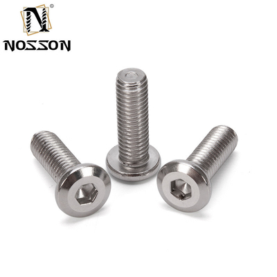Grade métrique 8.8 A2-50 M6 en acier inoxydable 304 tête de prise hexagonale plate vis de Chicago avec écrous standard DIN