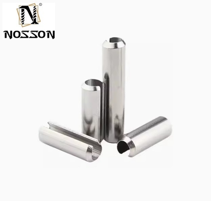 Durée de vie plus longue TiCN Finition 65Mn épingles à ressort en acier inoxydable Rencontre DIN1444 Norme pour épingle à douille de colonne de ressort à fente durable