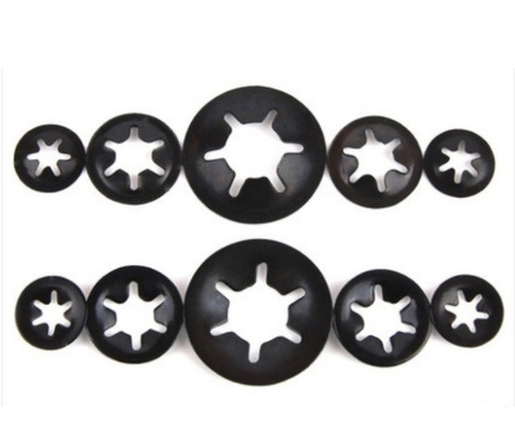 Traitement de l'eau ANSI/ASME Standard Spring Steel Starlock Washer Fast Lock Fixation sur l'arbre divisé avec une dent interne