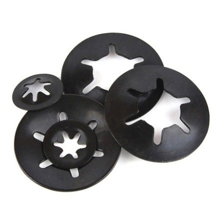 Traitement de l'eau ANSI/ASME Standard Spring Steel Starlock Washer Fast Lock Fixation sur l'arbre divisé avec une dent interne