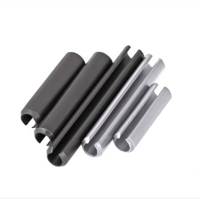 Pince à ressort en acier enduit en noir à fente de roulement à haute résistance à la corrosion standard DIN1444