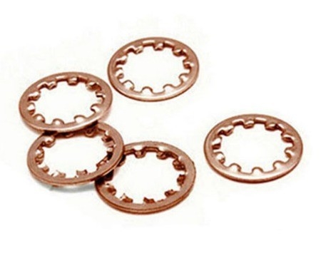 JIS Standard Star Lock Washer pour le traitement de l'eau et le traitement du style anti-enfoncement en acier inoxydable de cuivre