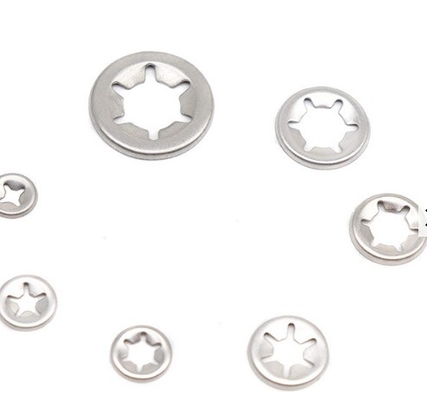 Finition simple M12 Starlock Washer Fermeture à dents interne pour la pince à roulement en acier inoxydable 304 et en acier au carbone standard JIS M12