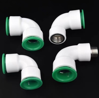 Excellente performance tête ronde PPR Pipe rapide Adaptateur de réduction d'eau Union plastique pour le support personnalisé ODM
