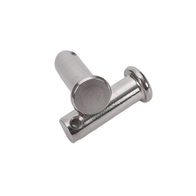 Durée de vie plus longue TiCN Finition épingle de clevis résistant à la corrosion avec des extrémités et une tête rainurées en acier inoxydable 304/316