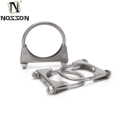 Système de mesure métrique standard JIS M8 M10 pince à gaz d'échappement U-bolt zinc plaqué à haute résistance à la corrosion