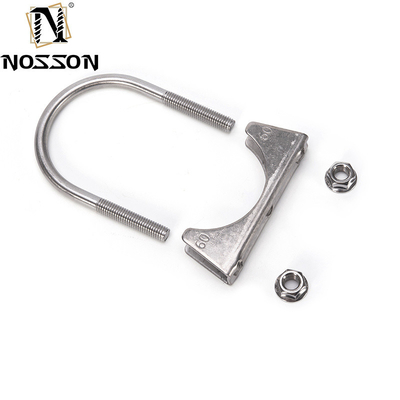 Système de mesure métrique standard JIS M8 M10 pince à gaz d'échappement U-bolt zinc plaqué à haute résistance à la corrosion