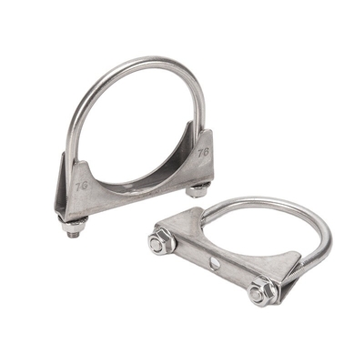 Système de mesure métrique SS 304 316 430 tuyau d'échappement de bouchon U pour boucle de type U