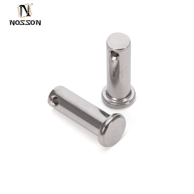 Pins de Clevis Standard DIN1444 SUS304 en acier inoxydable à tête plate Pinceau à dowel fixation Pinceau M3 M4 M5 M6 M8 M10 Pinceau avec trous