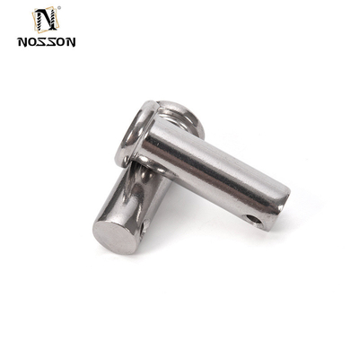 Pins de Clevis Standard DIN1444 SUS304 en acier inoxydable à tête plate Pinceau à dowel fixation Pinceau M3 M4 M5 M6 M8 M10 Pinceau avec trous