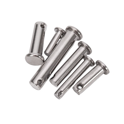 Durée de vie plus longue TiCN Finition épingle d'acier inoxydable Arbre à tête plate épingle de positionnement cylindrique perforée pour un alignement précis