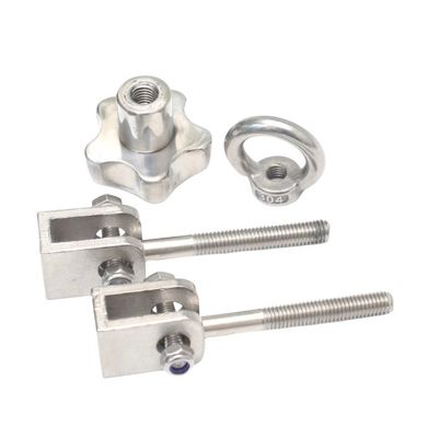 Écrou à manche métrique galvanisé à prune Écrou à main Boulon Torx Tête Écrou à pouce avec manche M4 M5 M6 M8 M10 M12