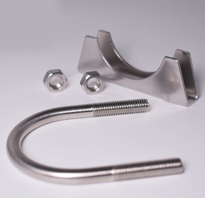 Clampes à boulons en U pour tuyaux d'échappement en acier de performance standard GB pour applications industrielles ANSI/ASME
